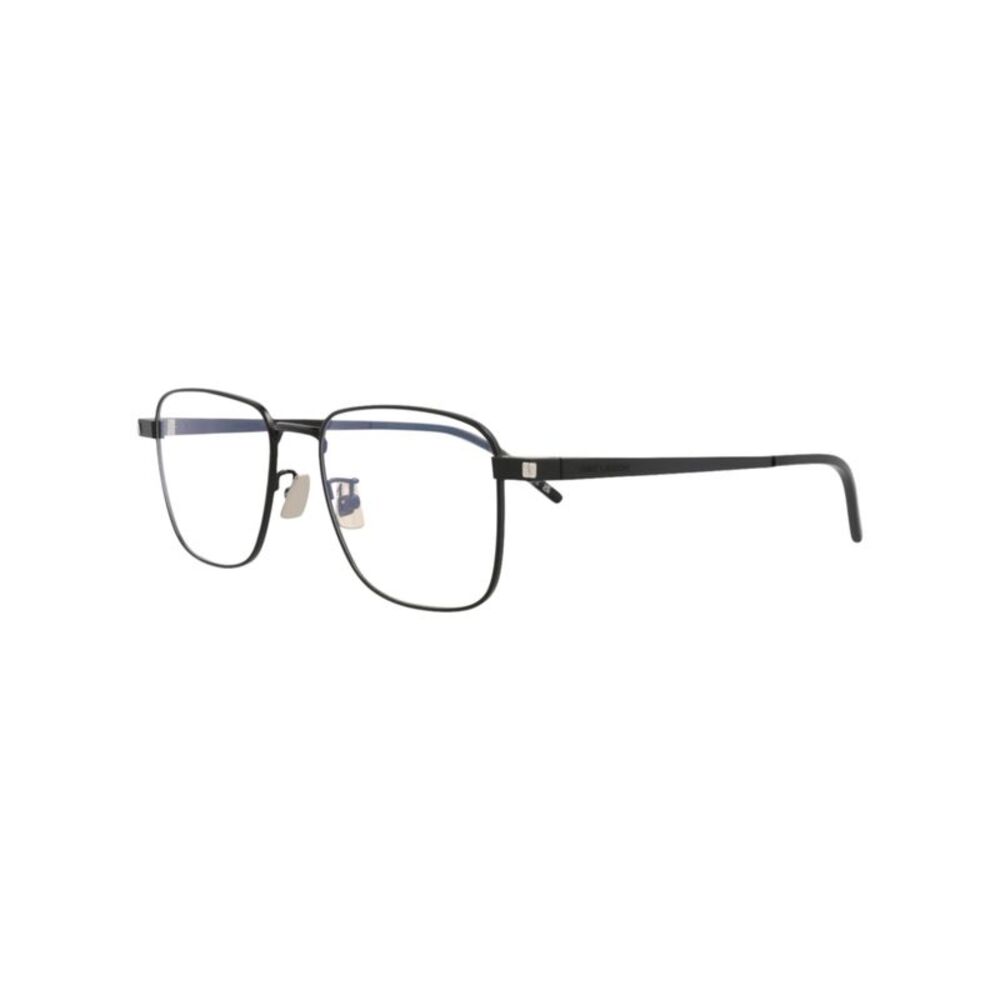Saint Laurent Square-Frame Metal Optical Frames Black Mens - Picture 2 of 6